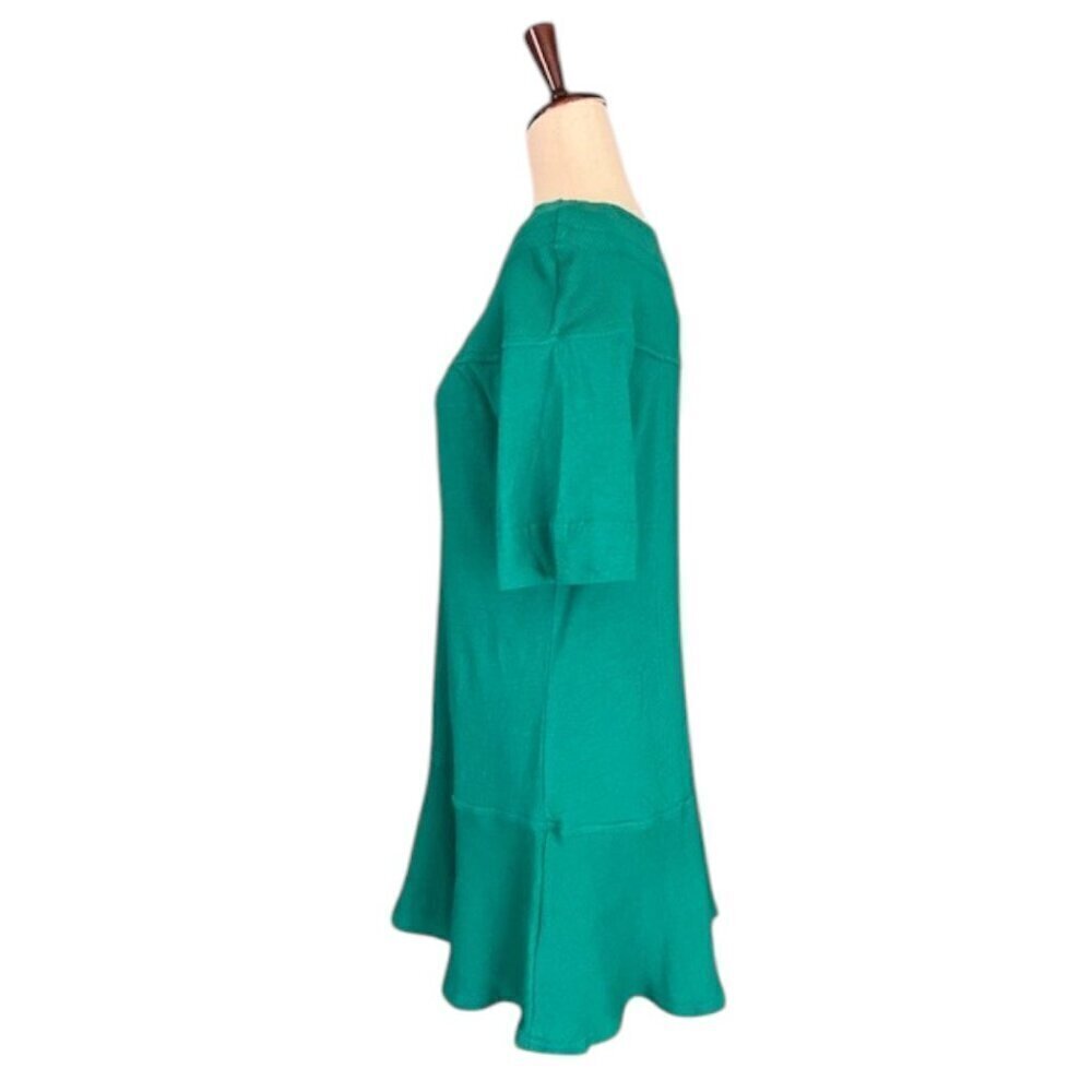 Free People Beach Gemma Mini Off The Shoulder Boho Dress Cadmium Green Size XS - Picture 7 of 14